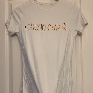White Medium Roberto Cavalli tshirt